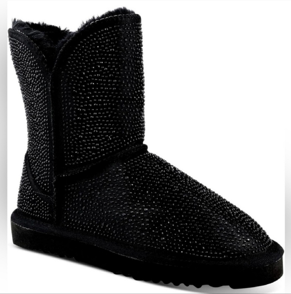 New INC Adrief Black Bling Pull On Boots - Picture 11 of 15